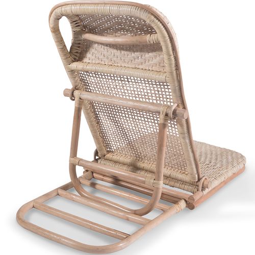 Buy Rattan Boho Bali Garden Deck Chair Chenai Natural 60307 in